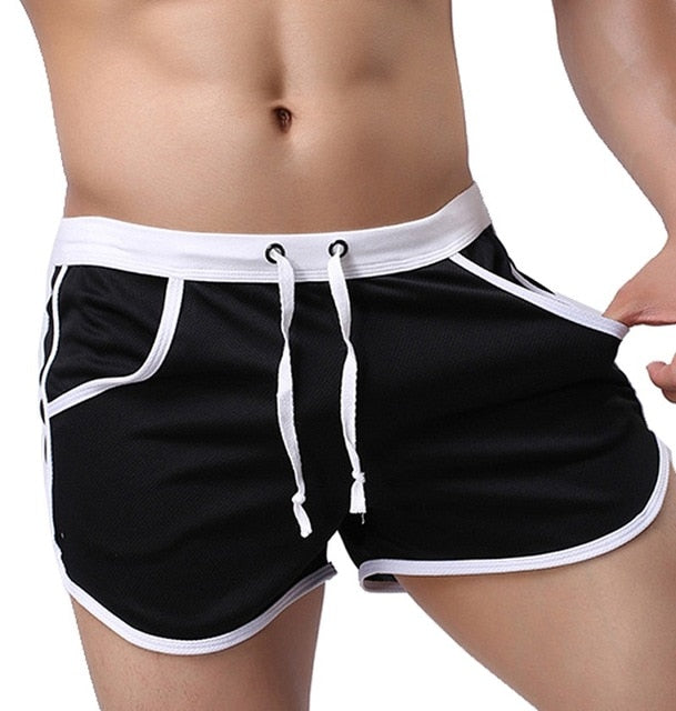 2019 New Fashion Quick Dry Clothing Men's Casual Shorts Household Man Shorts G Pocket Straps Inside Trunks Beach Shorts