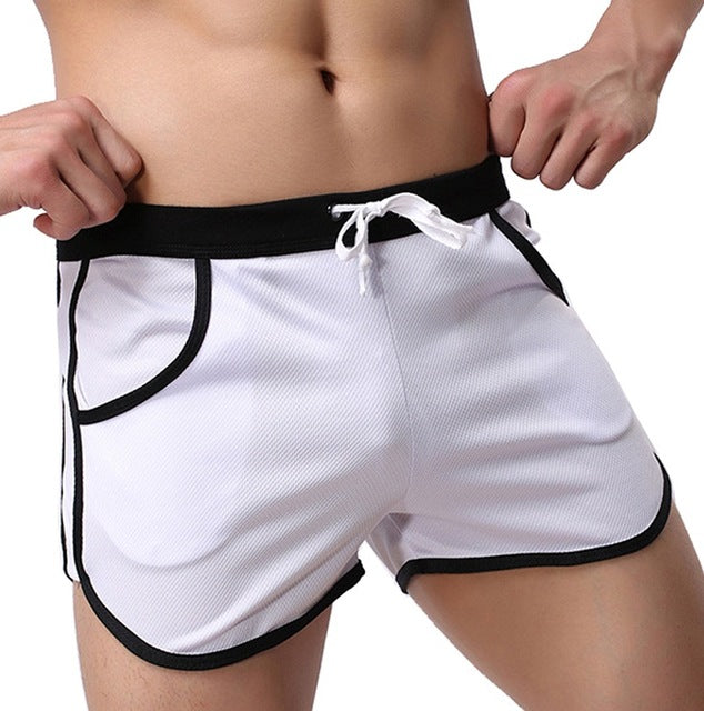 2019 New Fashion Quick Dry Clothing Men's Casual Shorts Household Man Shorts G Pocket Straps Inside Trunks Beach Shorts