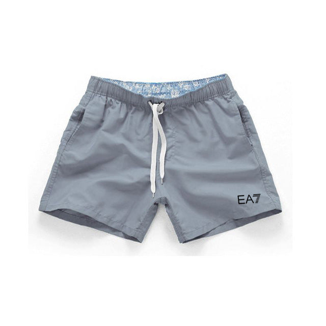 2019 New EA7 Shorts Men Hot Sale Casual Beach Shorts Homme Quality Comfortable Elastic Waist Brand Clothing Plus Size XXL