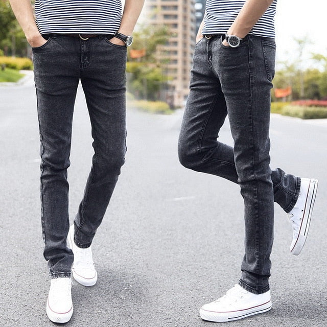 13 Style Design Denim Skinny Jeans Distressed Men New 2019 Spring Autumn Clothing Good Quality