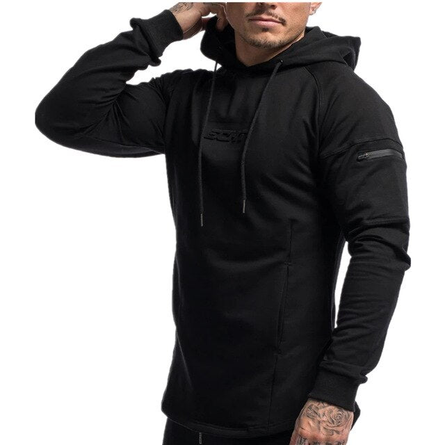 2019 Autumn New Mens Hoodie Sweatshirt Man Outdoor training Clothing Tops Male Casual Fashion breathable Pullover brand clothing