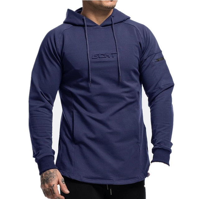 2019 Autumn New Mens Hoodie Sweatshirt Man Outdoor training Clothing Tops Male Casual Fashion breathable Pullover brand clothing