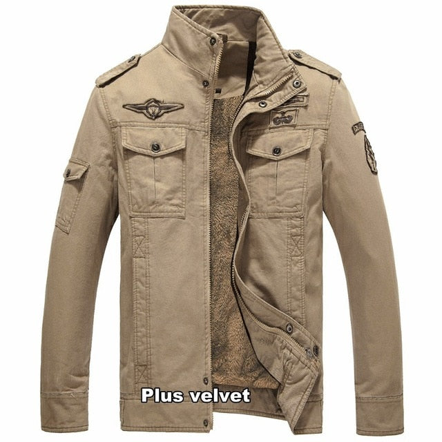 2019 new comfortable casual loose detonation fashion trend jacket men's autumn and winter clothing