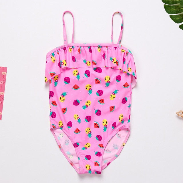 New Girls Swimwear Bathing Suits Baby swimsuit Summer 1PCS Girls Bikini Lovely Child Swimsuit Beachwear Backless Kids sw663