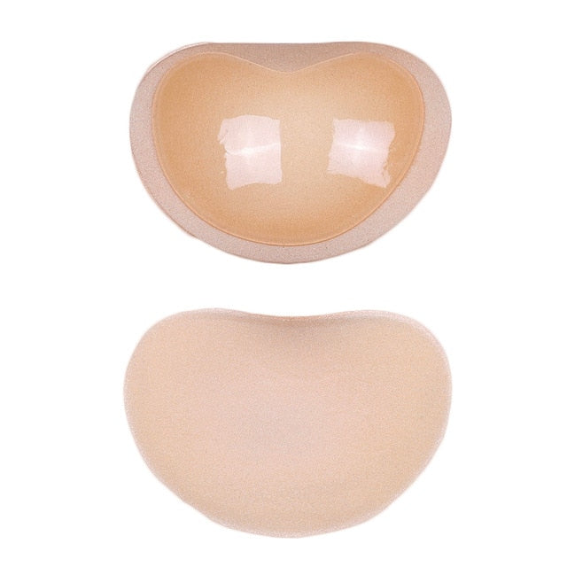 2020 Women's Breast Bikini Push Up Pads Swimsuit Swimwear Accessories Silicone Nipple Cover Stickers Inserts Sponge Bikinis Set