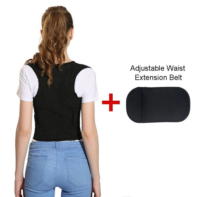 Tlinna Back Posture Corrector Therapy Corset Spine Support Belt Lumbar Back Posture Correction Bandage For Men Women