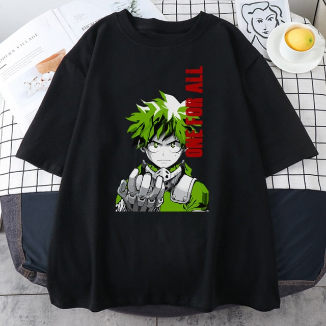 My Hero Academia Cute Anime T Shirt Women Casual Harajuku Tee Oversize Female T-Shirt Summer 2021 Woman Japan Clothes T Shirts