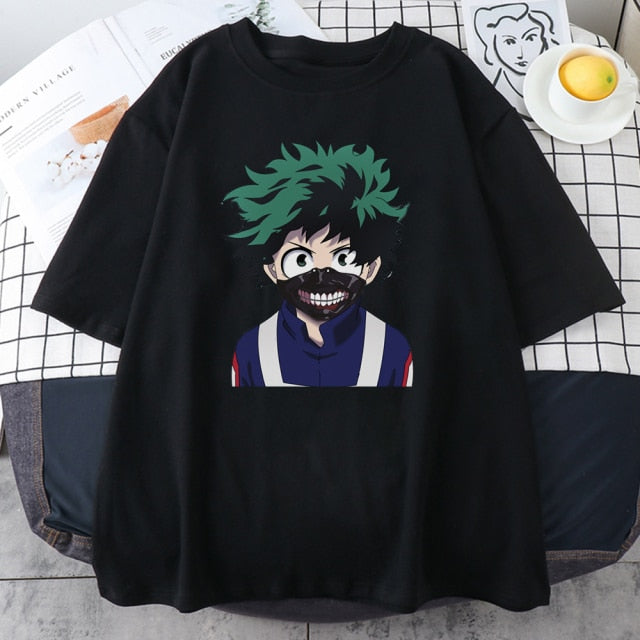 My Hero Academia Cute Anime T Shirt Women Casual Harajuku Tee Oversize Female T-Shirt Summer 2021 Woman Japan Clothes T Shirts