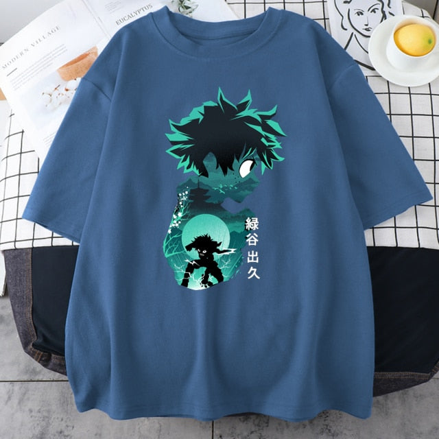 My Hero Academia Cute Anime T Shirt Women Casual Harajuku Tee Oversize Female T-Shirt Summer 2021 Woman Japan Clothes T Shirts