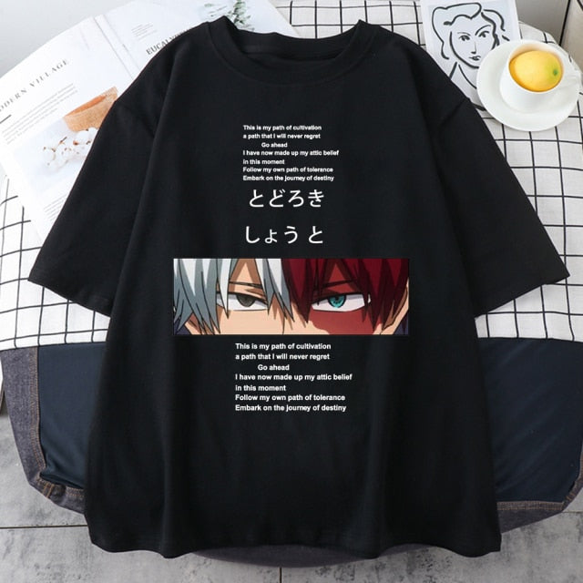 My Hero Academia Cute Anime T Shirt Women Casual Harajuku Tee Oversize Female T-Shirt Summer 2021 Woman Japan Clothes T Shirts