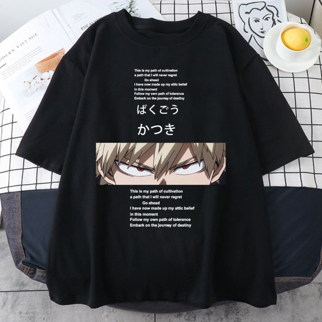 My Hero Academia Cute Anime T Shirt Women Casual Harajuku Tee Oversize Female T-Shirt Summer 2021 Woman Japan Clothes T Shirts