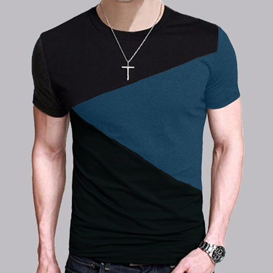 6 Designs Mens T Shirt Slim Fit Crew Neck T-shirt Men Short Sleeve Shirt Casual tshirt Tee Tops Short Shirt Size M-5XL TX116-R