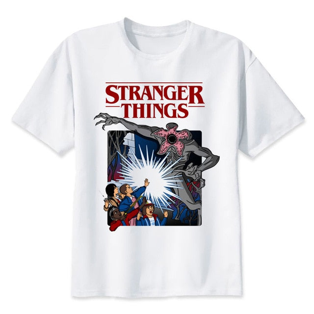 stranger things t shirt eleven dustin stranger-things men t-shirt hawkins men summer stranger-things tshirt demogorgon top tees