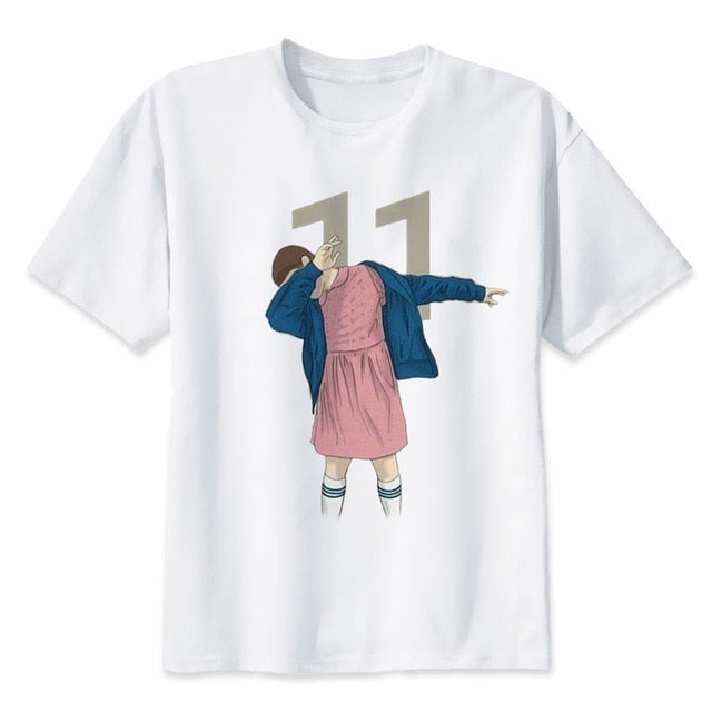 stranger things t shirt eleven dustin stranger-things men t-shirt hawkins men summer stranger-things tshirt demogorgon top tees