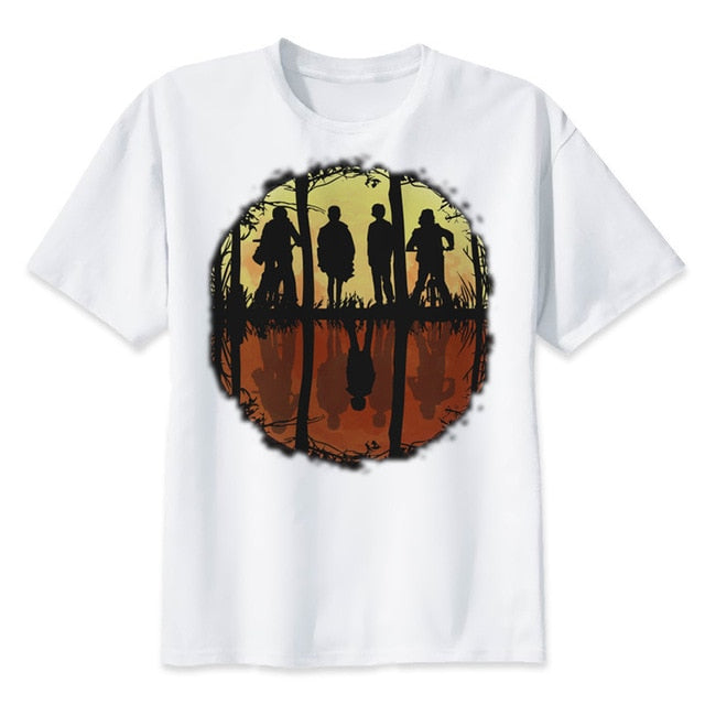 stranger things t shirt eleven dustin stranger-things men t-shirt hawkins men summer stranger-things tshirt demogorgon top tees