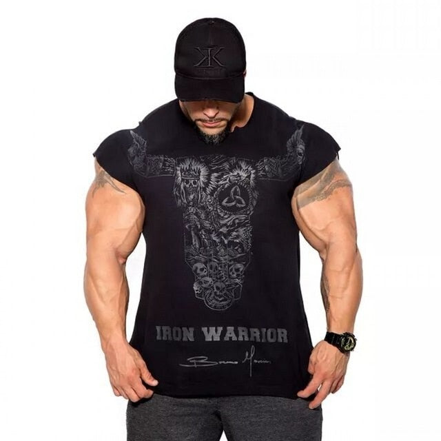 BULKING Brand Men cotton t shirts fashion Casual gyms Fitness workout Short sleeves tees 2018 summer new male tops clothing