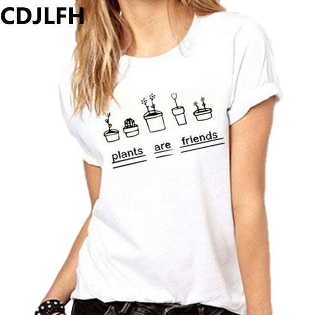 Tshirt 2018 Summer Vogue Women Clothing Black White T-shirt Print Letter Funny Street Punk Rock Casual Tops Tees T Shirt Femme