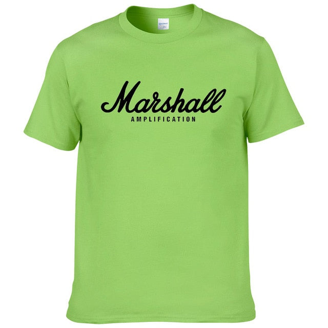 2017 hot sale summer 100% cotton Marshall t shirt men short sleeves tee hip hop streetwear for fans hipster XS-2XL #220