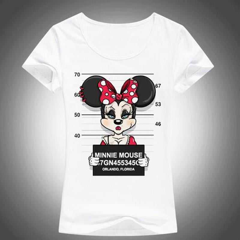 New Summer Women Tops Funny Animals Donald Mouse Duck Goofy Dog T Shirt Women Teevonie tshirt short sleeves