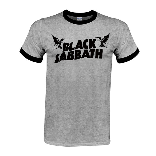 Cool Great T-shirt Mens Black Sabbath US Tour Heavy Metal Men cozy T Shirt raglan Sleeve Crewneck Cotton Group Tops Tee #02