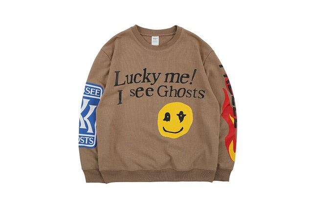 Kanye West KIDS SEE GHOSTS Hoodie Men Pullover 2019 New arrived Fashion Best Quality Sweatshirts Hip Hip Hoodies