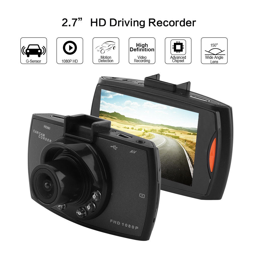 Car DVR Camera Full HD 1080P 140 Degree Dashcam Video Registrars for Cars Night Vision G-Sensor Dash Cam