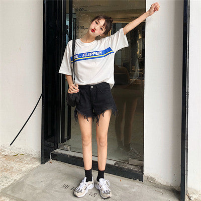 Harajuku Ulzzang Oversize tshirt cartoon Print Short Sleeve T-Shirts Korean Style Women Loose Summer T shirt Female Casual tops