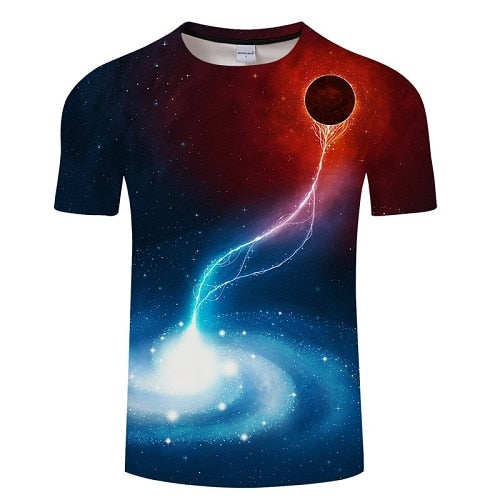 Blue Flaming tshirt Men Women t shirt 3d t-shirt Black Tee Casual Top Anime Camiseta Streatwear Short Sleeve Tshirt Asian size