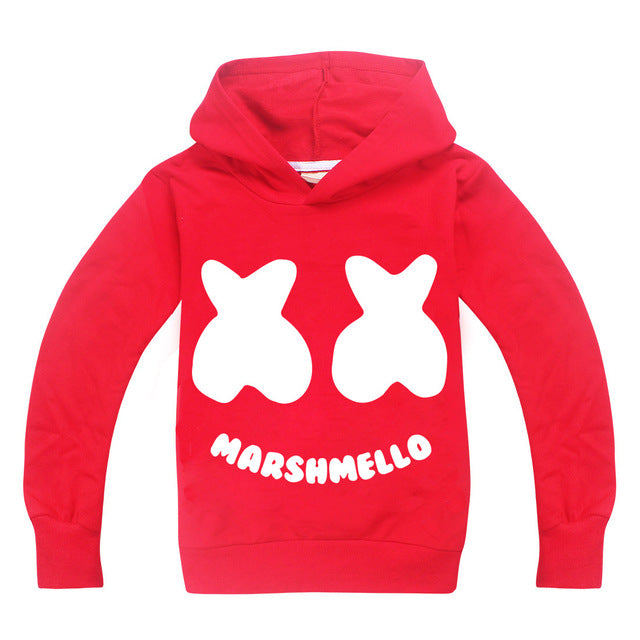 modis dj marshmello Kids hoodie sweatshirts Child Black 2019 New long Sleeve T-shirt for Girls top Boys t shirts clothes cotton