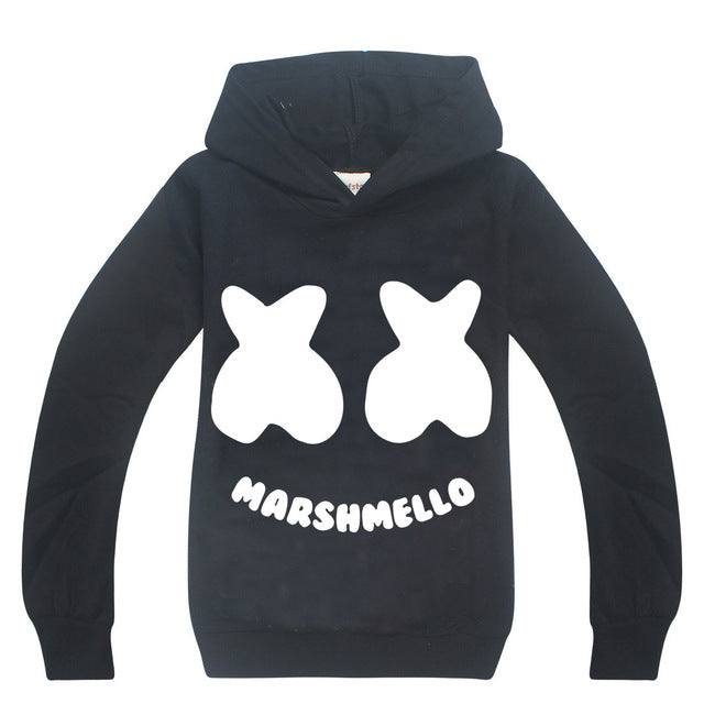 modis dj marshmello Kids hoodie sweatshirts Child Black 2019 New long Sleeve T-shirt for Girls top Boys t shirts clothes cotton