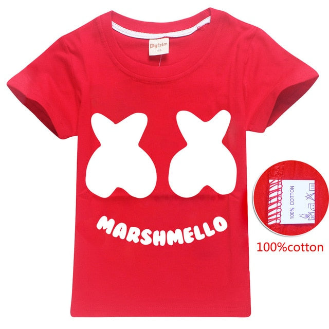 modis dj marshmello Kids hoodie sweatshirts Child Black 2019 New long Sleeve T-shirt for Girls top Boys t shirts clothes cotton