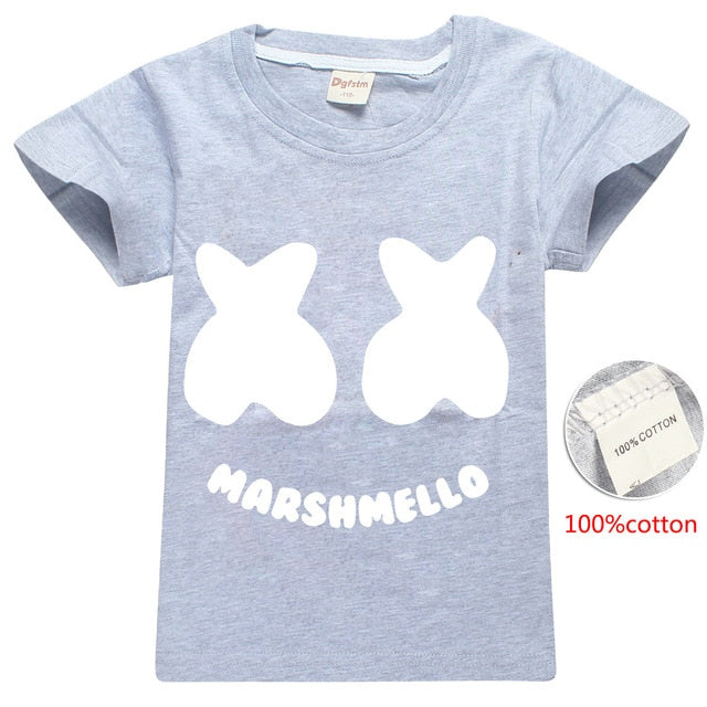 modis dj marshmello Kids hoodie sweatshirts Child Black 2019 New long Sleeve T-shirt for Girls top Boys t shirts clothes cotton