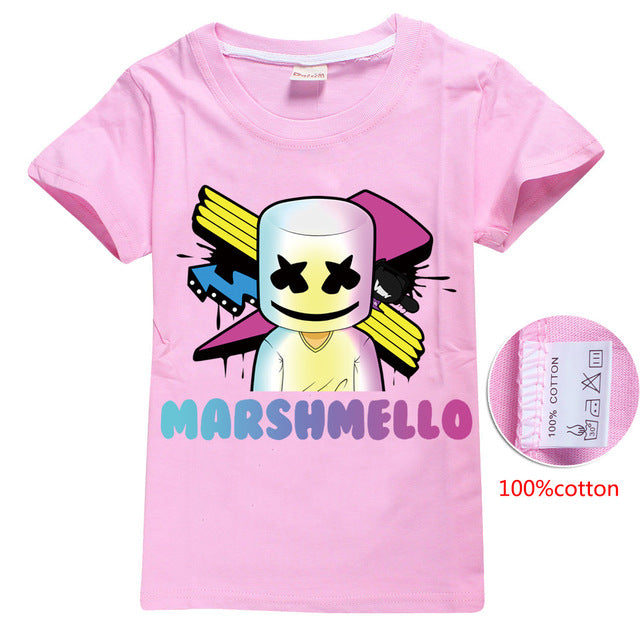 modis dj marshmello Kids hoodie sweatshirts Child Black 2019 New long Sleeve T-shirt for Girls top Boys t shirts clothes cotton