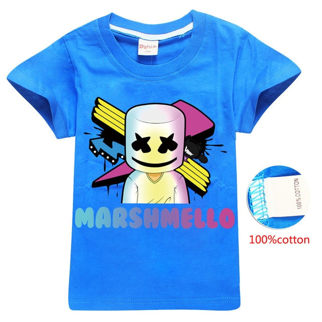 modis dj marshmello Kids hoodie sweatshirts Child Black 2019 New long Sleeve T-shirt for Girls top Boys t shirts clothes cotton