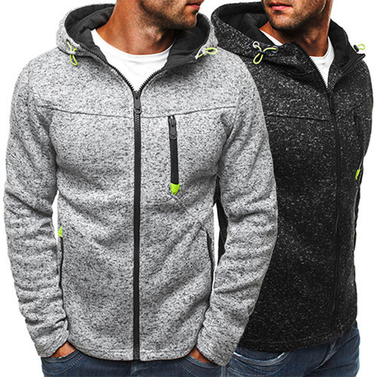 Jacket Men  Zipper Slim  Outerwear & Coats Winter 2019 Fashion  Cotton Blend   Pullover  Men's Jacket chaqueta hombre 18SEP12