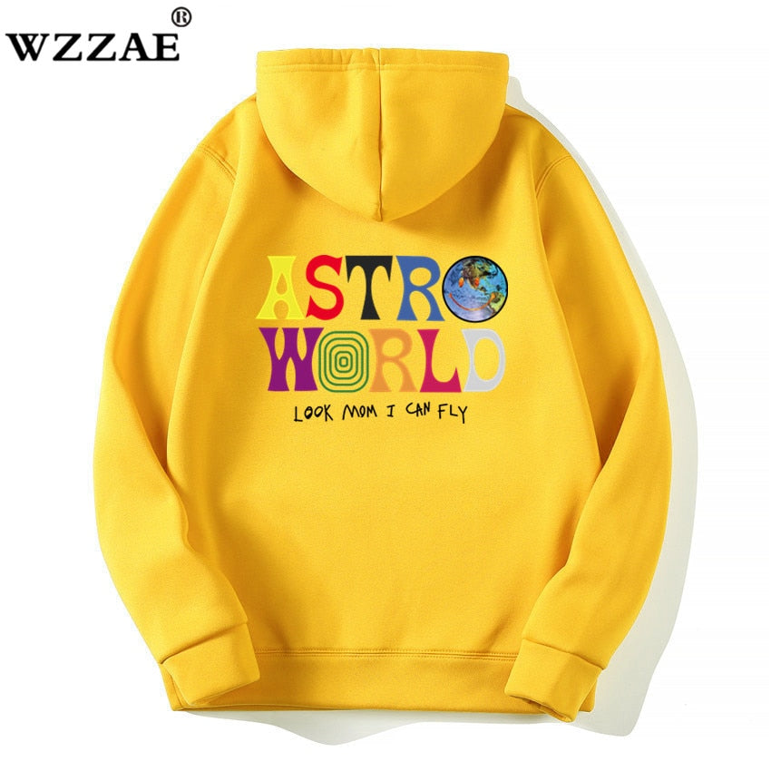 TRAVIS SCOTT ASTROWORLD WISH YOU WERE HERE HOODIES fashion letter ASTROWORLD HOODIE streetwear Man woman Pullover Sweatshirt