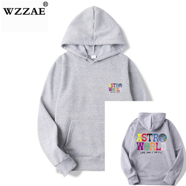 TRAVIS SCOTT ASTROWORLD WISH YOU WERE HERE HOODIES fashion letter ASTROWORLD HOODIE streetwear Man woman Pullover Sweatshirt