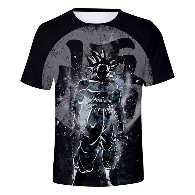 New Dragon Ball Z T-shirts Men's Summer 3D Print Super Saiyan Son Goku Black Vegeta Battle Dragonball Casual T Shirt Tops Tee