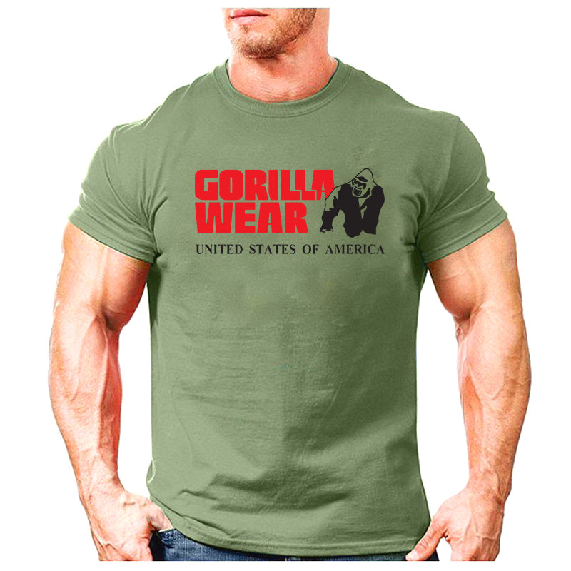 2019 Tshirts Men short sleeve T-Shirt men Gorilla WEAR printing Sweatshirt Mens Casual Brand Clothing pullover Tops&Tees