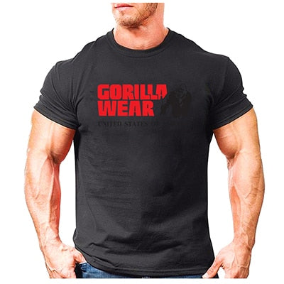 2019 Tshirts Men short sleeve T-Shirt men Gorilla WEAR printing Sweatshirt Mens Casual Brand Clothing pullover Tops&Tees