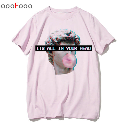 vaporwave T Shirt Harajuk Tops t-shirt Sad Girl Retro Anime Men aesthetic Fashion Japanese male/women Tee Shirt sexy tshirt