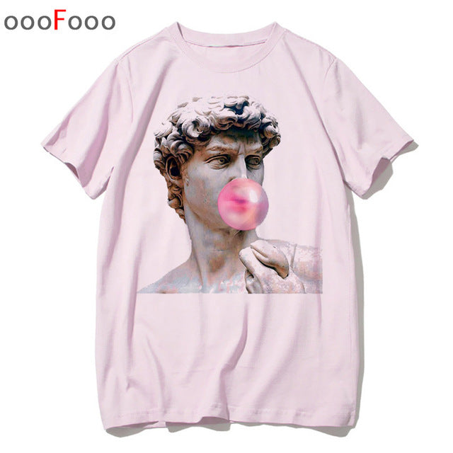 vaporwave T Shirt Harajuk Tops t-shirt Sad Girl Retro Anime Men aesthetic Fashion Japanese male/women Tee Shirt sexy tshirt