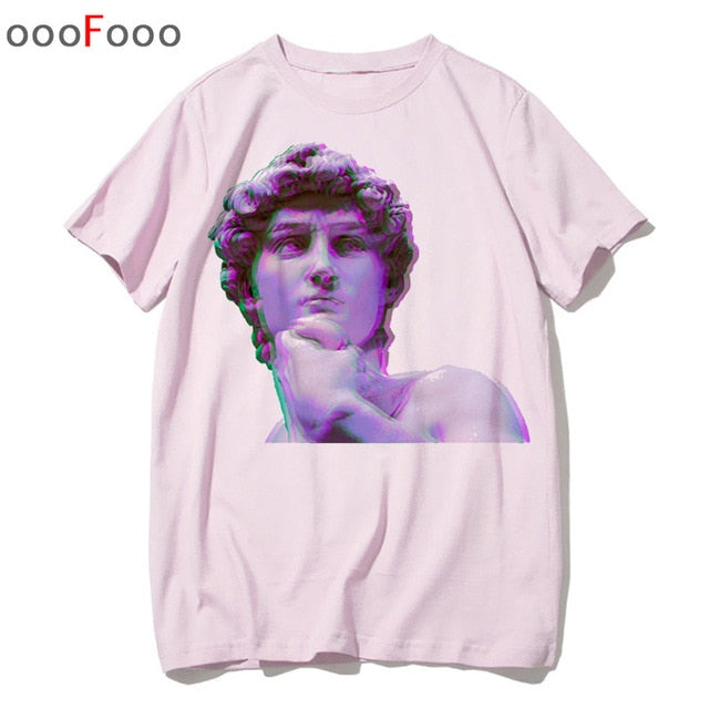 vaporwave T Shirt Harajuk Tops t-shirt Sad Girl Retro Anime Men aesthetic Fashion Japanese male/women Tee Shirt sexy tshirt