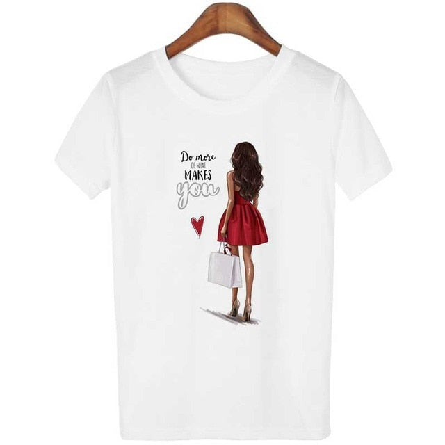 New Arrival 2019 T Shirt Vogue Tee Shirt Korean Fashion Clothing Harajuku Kawaii White Tshirt Super Mom Female T-shirt Mother's