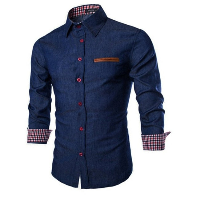 ZOGAA 2019 Hot New Brand Men's Spring Autumn Long Sleeve Male Shirt Cotton Business Slim Fit Shirt Streetwear Casual Shirts