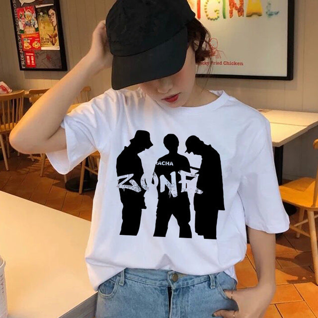 Stray Kids Women t-shirt StrayKids Short Sleeve t shirt Tops Hip Hop Harajuku tshirt top tee shirts hip hop female femme Casual